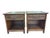 Vintage Coastal Rattan & Carved Wood Nightstands With Glass Tops – Pair For Sale - Image 4 of 11