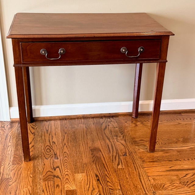 Wood Antique Georgian Petite Console For Sale - Image 7 of 13