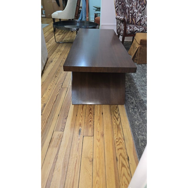 Early 21st Century Kravet Ray Coffee Table in Walnut For Sale - Image 5 of 7