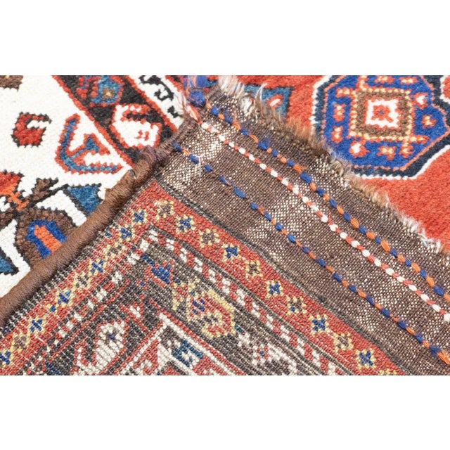 Traditional Antique Kurdish Rug 5'7'' x 10'10'' For Sale - Image 3 of 11
