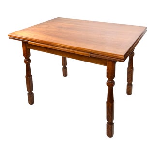 Vintage Maple Extension Kitchen Table For Sale