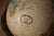 Metal Mid Century 1970s Rotating Replogle 16" World Globe With Brass Floor Stand For Sale - Image 7 of 10