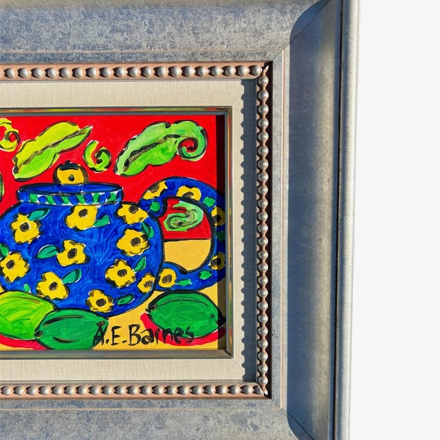 Original a.e. Barnes Still Life, Signed & Framed For Sale - Image 4 of 8