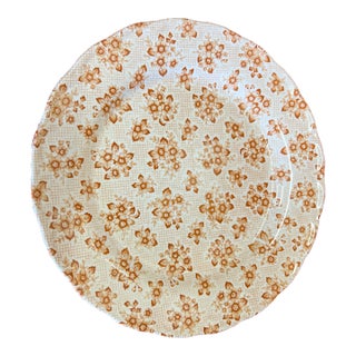 Mid Century Flower Plate by Nikko For Sale