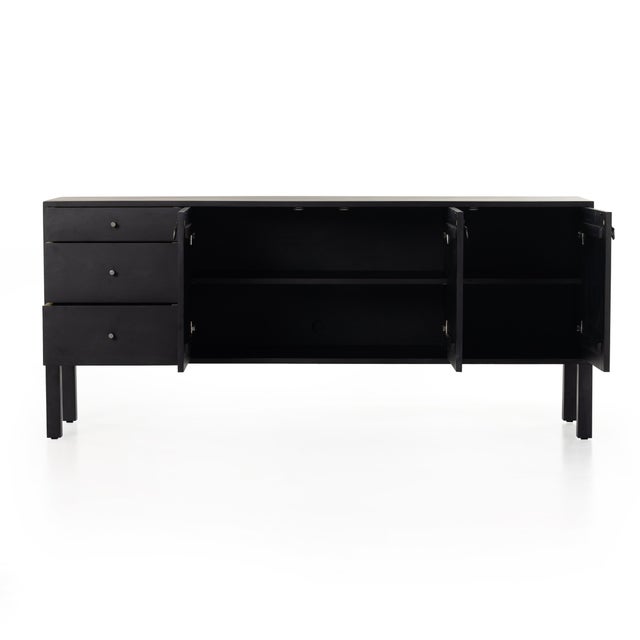 Black Four Hands Isador Sideboard, Black Wash Poplar For Sale - Image 8 of 12