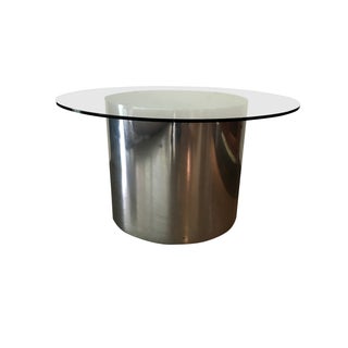 Modern Steel Drum Coffee Table For Sale