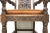 Pair of Antique Heavily Hand Carved Wooden Armchairs For Sale - Image 14 of 15