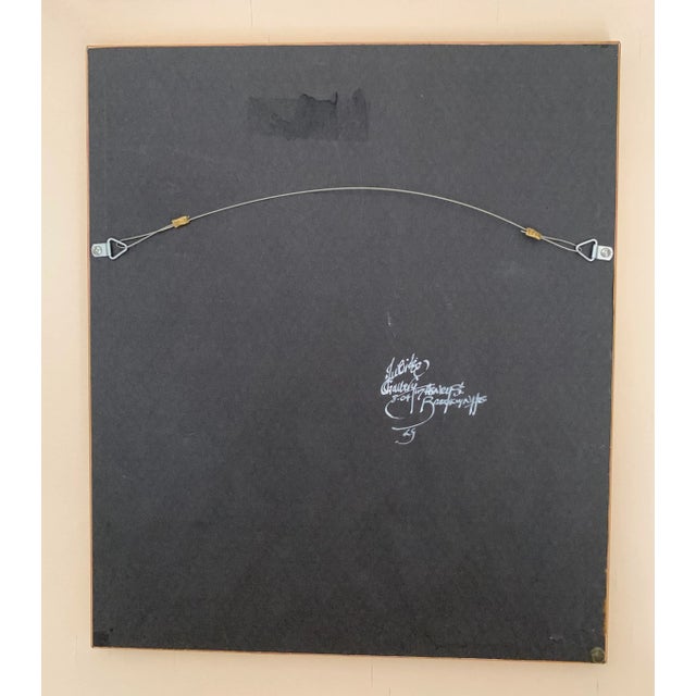 Dominick Turturro Painting, Framed For Sale - Image 9 of 10