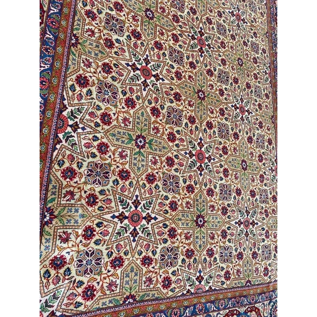 Large Mid-Century Kashan Rug For Sale - Image 3 of 18