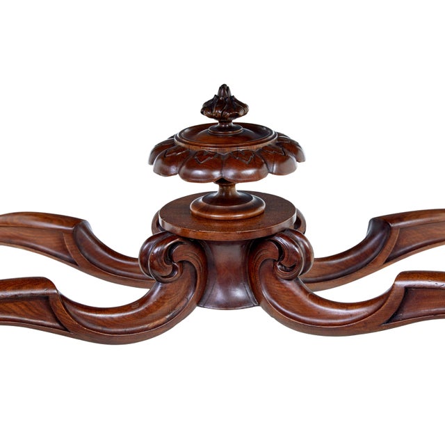 Brown Carved Walnut Occasional Table, 19th Century For Sale - Image 8 of 11