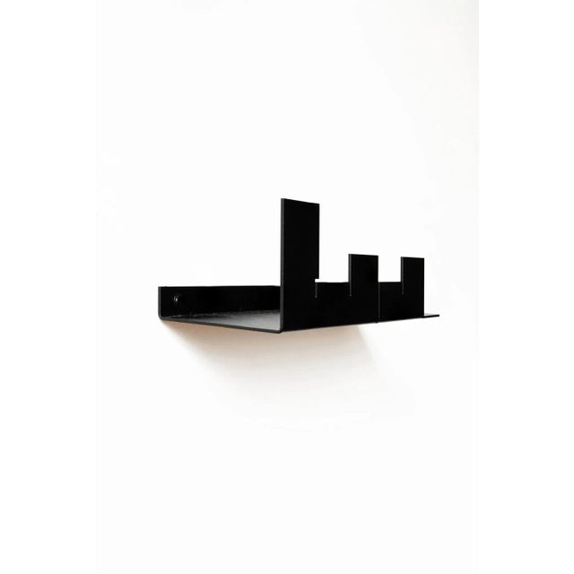 NVMD City Floating Shelf in Black Steel from EMKO, Set of 2 For Sale - Image 4 of 15