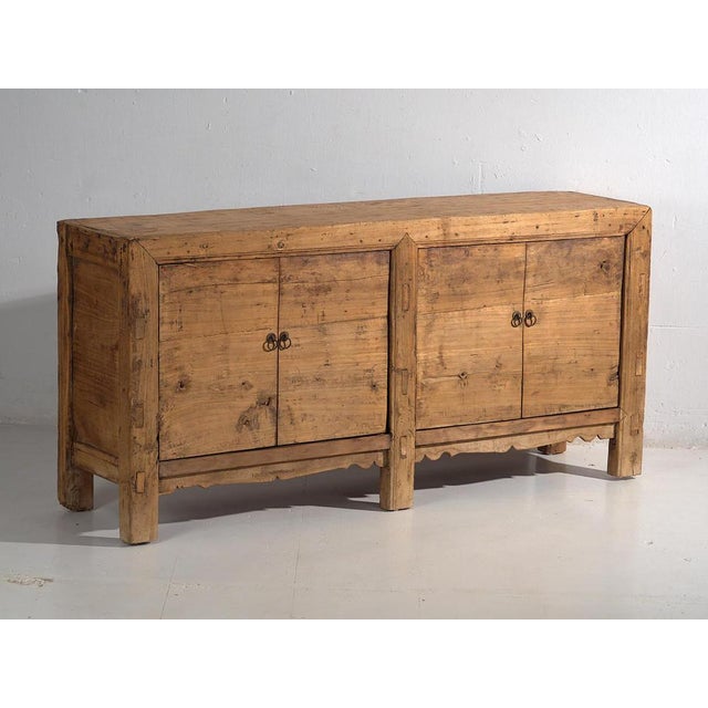 Antique sideboard (c.1900) Dimensions: Width: 184 cm Depth: 45 cm Height: 86 cm Style: Qing Materials and techniques: Pine...