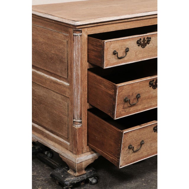 19th Century French 6.25 Ft Long Oak Sideboard, 19th C. For Sale - Image 5 of 12