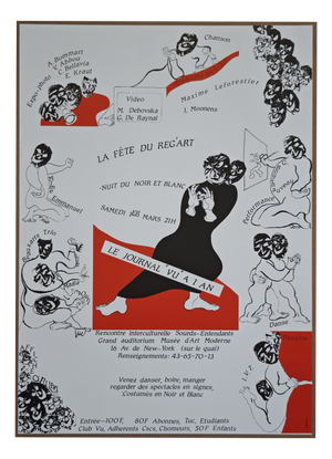 Original La Fête du Reg'art Poster, 1986