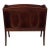Vintage Solid Wood Magazine Rack With Handle For Sale