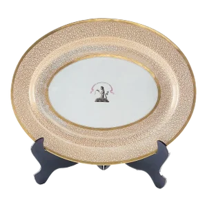 Large Flight Barr & Barr Regency English Armorial Platter, Circa 1810