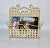 1970s 1970s Wrought Iron & Handwoven Iron Magazine Stand Champagne Shabby Chic Finish For Sale - Image 5 of 13