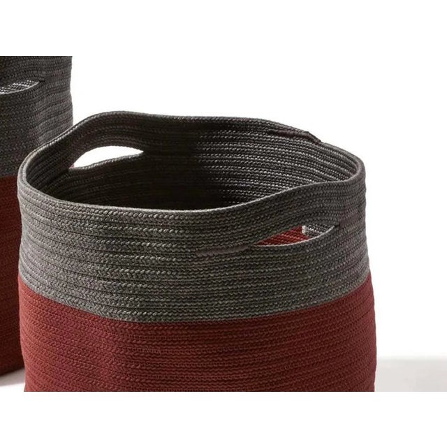 Podor Outdoor Baskets from Cassina, Set of 2 For Sale - Image 6 of 8