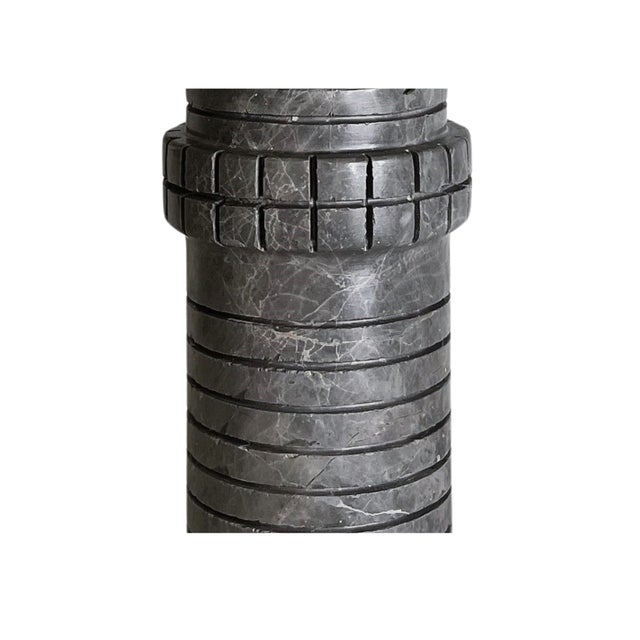 Contemporary Grey Marble Array Vase by Nina Magon For Sale - Image 3 of 3