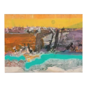 'Canyon River' by Tom Ide, 1965, San Francisco Bay Area Abstraction, Mid-Century, Maxwell Gallery