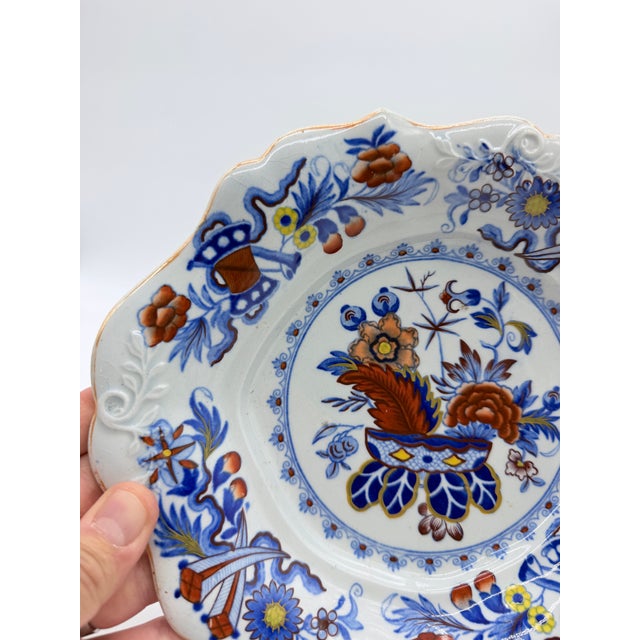 Antique Mason's Ironstone Meat or Dessert Dish, Circa 1820's For Sale - Image 12 of 18