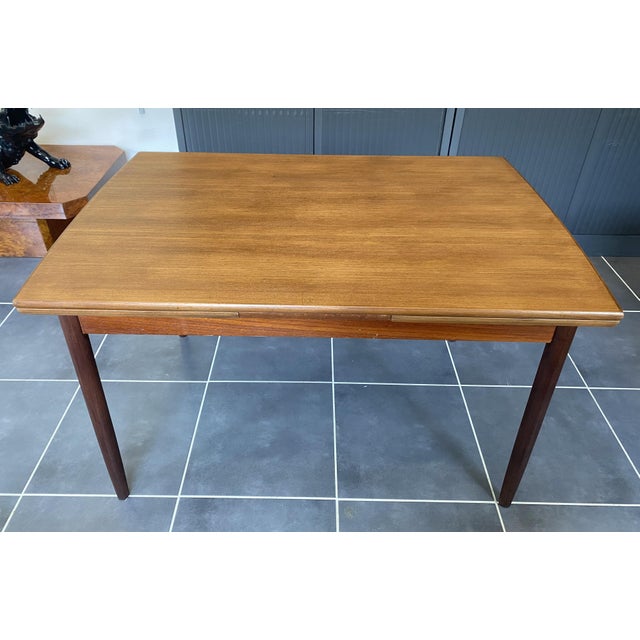 Scandinavian Extendable Teak Table by Johannes Andersen for Samcom, Denmark, 1960s For Sale - Image 14 of 18