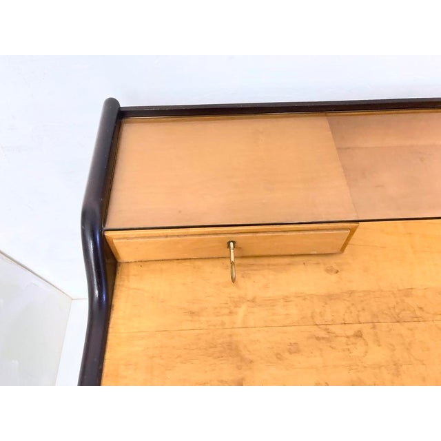 1950s Small Ladies Writing Desk attributed to Reinhold Stotz, 1950s For Sale - Image 5 of 18
