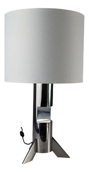 Steel Table Sculpture Lamp