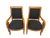 An exceptional pair of 19th C Biedermeier period armchairs originating from Southern Germany circa 1830-1835. Crafted with...