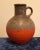 1970s German Orange-Brown Glazed Ceramic Jug Vase, 1970s For Sale - Image 5 of 5