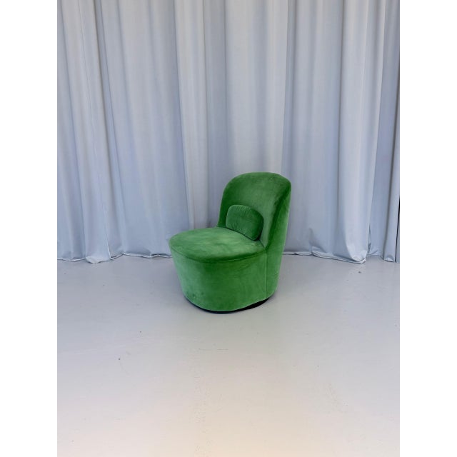 Vintage Italian Swivel Cocktail Lounge Chair, Italy, 1970s For Sale - Image 4 of 6