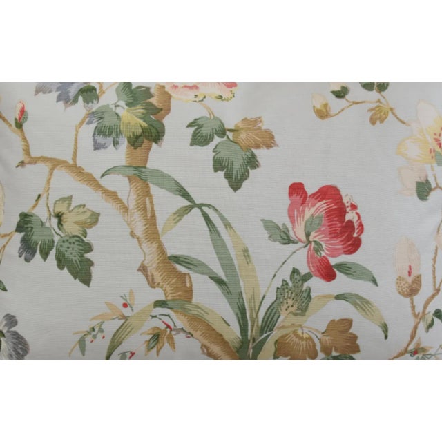 Clarence House Designer Clarence House Floral Peony Trail Flower Feather/Down Pillow For Sale - Image 4 of 7