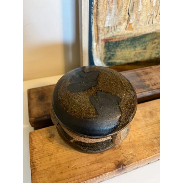 Mid-Century Modern Vintage Signed Mid Century Modern Style 2 Piece Studio Pots For Sale - Image 3 of 8