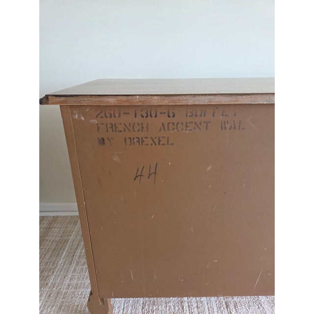 Vintage Drexel French Provincial Style Walnut Sideboard, Mid-20th Century For Sale - Image 10 of 10