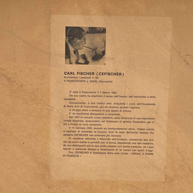 Carl Fischer, Soldier on Horseback, 2000s, Print on Paper, Framed For Sale - Image 6 of 7