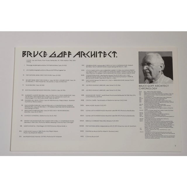 Black 1978 Bruce Goff Architectural Portfolio For Sale - Image 8 of 13