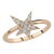 Own Your Story Diamond Rock Star Ring, Size 6 For Sale