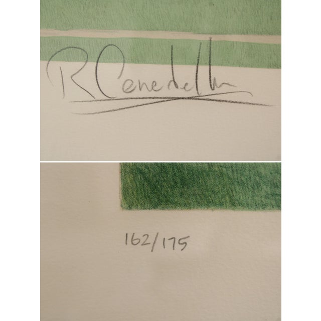 Robert Cenedella Signed Framed Lithograph, 'The Giants' For Sale - Image 12 of 12