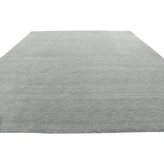 Gray Area Rug With Modern Style 8′3″ × 10′1″ For Sale - Image 4 of 9