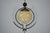 Art Deco Italian Pendant Light with Etched Glass and Amber Globe, 1930s For Sale - Image 10 of 17