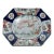 Antique Japanese Imari Porcelain Plate Octagonal Meiji Era 9” X 7.5” For Sale