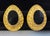 Etruscan Revival Style Leslie Block Necklace & Clip Earrings Set Black & Gold Vintage For Sale - Image 4 of 7