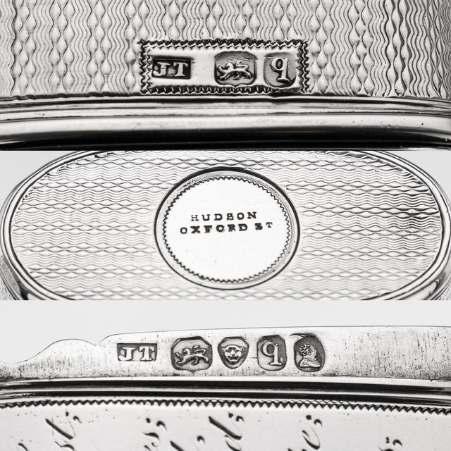 Antique 19th century victorian solid silver cigar case, of rounded rectangular form with a hinged lid. The outside of the...