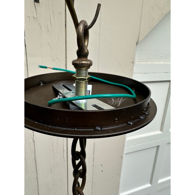 Old Lights On is pleased to offer this vintage Holophane waffle pattern shade with brass fixture. It is wired and ready to...