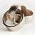 This cast aluminum objet is a modern take on the oversized chain link trend. Hand crafted using a centuries old sandcast...