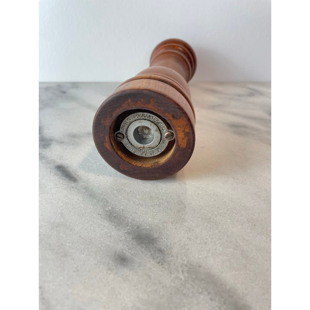 Early 21st Century Banton by Vic Firth Hand Turned Wood Pepper Mill Grinder For Sale - Image 5 of 7