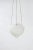Swedish modern ceiling pendant attributed to Flygsfors. Made from etched and frosted glass with brass details, chain and...