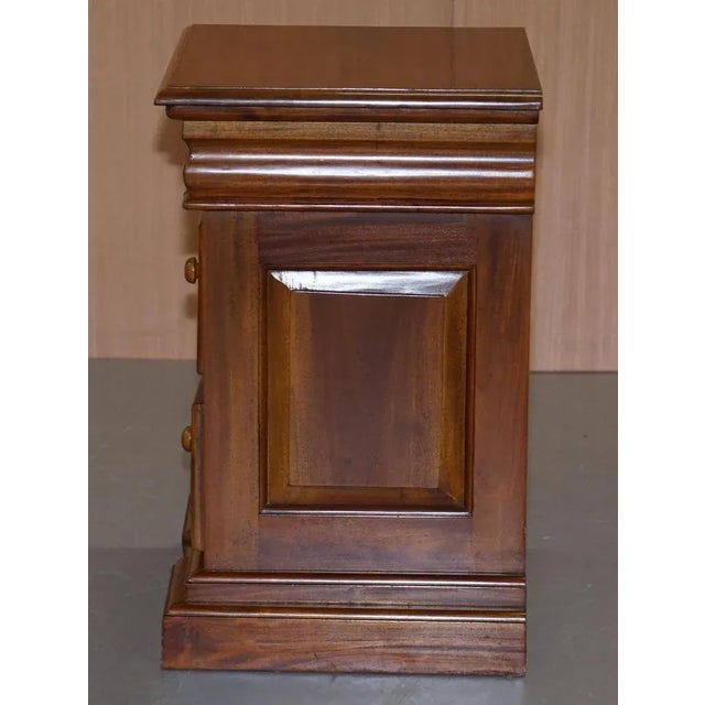 Hardwood Bedside Tables, Set of 2 For Sale - Image 9 of 18