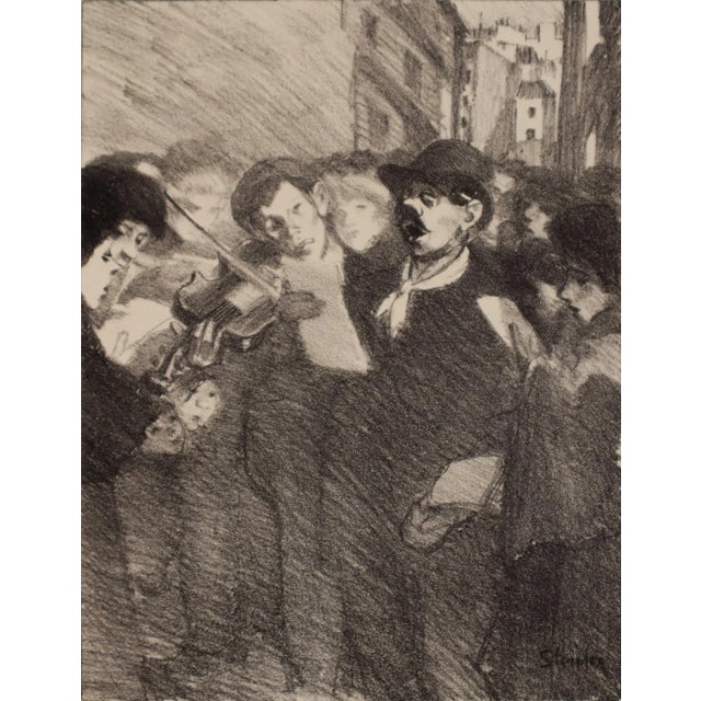 Date: 1890s Size: 8.25 x 11.5 inches About The Poster: This print by Alexandre Theophile Steinlen (1859-1923) is from the...