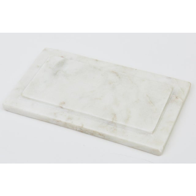 White and Gray Marble Box, 1990's For Sale - Image 11 of 12